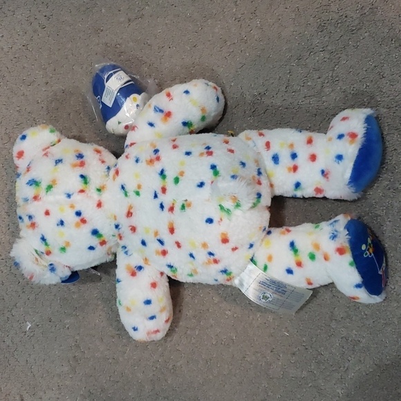 HTF NWT build a bear DQ blizzard confetti BEAR - Picture 6 of 8